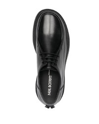 Черные кожаные ботинки дезерты от Neil Barrett