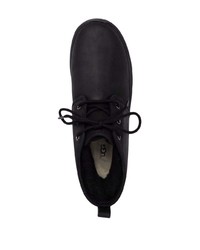 Черные кожаные ботинки дезерты от UGG