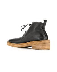 Женские черные кожаные ботинки дезерты от Marsèll