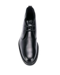 Черные кожаные ботинки дезерты от Tod's