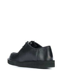 Черные кожаные ботинки дезерты от Suicoke