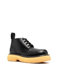 Черные кожаные ботинки дезерты от Bottega Veneta