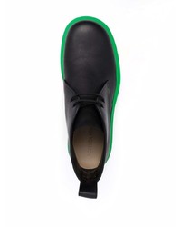 Черные кожаные ботинки дезерты от Bottega Veneta