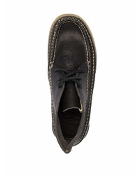 Черные кожаные ботинки дезерты от VISVIM