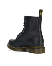 Женские черные кожаные ботинки на шнуровке от Dr. Martens