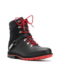 Женские черные кожаные ботинки на шнуровке от Rossignol