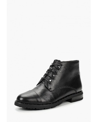 Женские черные кожаные ботинки на шнуровке от Baden