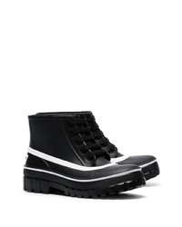 Женские черные кожаные ботинки на шнуровке от Givenchy