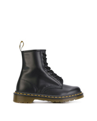 Женские черные кожаные ботинки на шнуровке от Dr. Martens