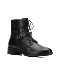 Женские черные кожаные ботинки на шнуровке от Högl
