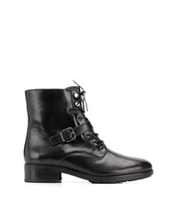 Женские черные кожаные ботинки на шнуровке от Högl