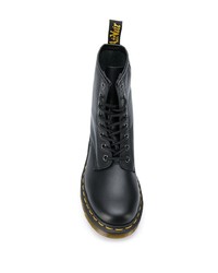 Женские черные кожаные ботинки на шнуровке от Dr. Martens