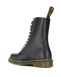 Женские черные кожаные ботинки на шнуровке от Dr. Martens