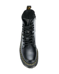 Женские черные кожаные ботинки на шнуровке от Dr. Martens