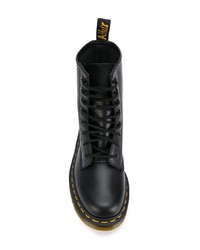 Женские черные кожаные ботинки на шнуровке от Dr. Martens