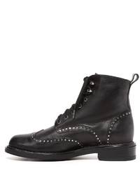 Женские черные кожаные ботинки с шипами от Rag & Bone