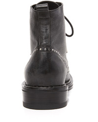 Женские черные кожаные ботинки с шипами от Rag & Bone