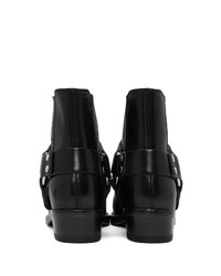 Женские черные кожаные ботинки челси с шипами от RE/DONE