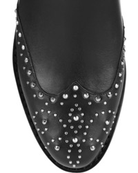 Женские черные кожаные ботинки челси с шипами от MICHAEL Michael Kors