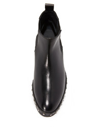Женские черные кожаные ботинки челси с шипами от Jenni Kayne