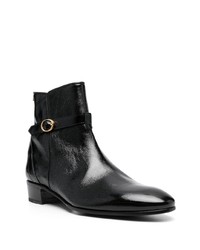 Мужские черные кожаные ботинки челси от Lidfort