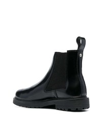 Мужские черные кожаные ботинки челси от Diesel