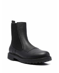Мужские черные кожаные ботинки челси от Diesel
