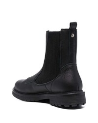 Мужские черные кожаные ботинки челси от Diesel