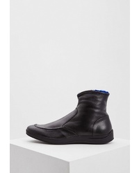Мужские черные кожаные ботинки челси от Alberto Guardiani
