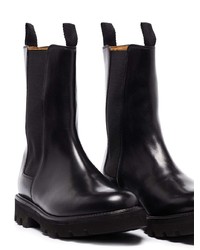 Мужские черные кожаные ботинки челси от Grenson