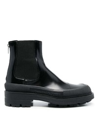Мужские черные кожаные ботинки челси от Alexander McQueen