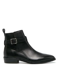 Мужские черные кожаные ботинки челси от AllSaints
