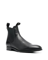 Мужские черные кожаные ботинки челси от Paul Warmer