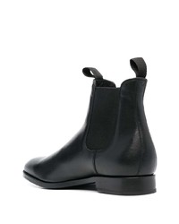 Мужские черные кожаные ботинки челси от Paul Warmer