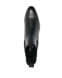 Мужские черные кожаные ботинки челси от Paul Warmer