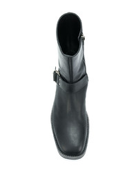 Мужские черные кожаные ботинки челси от Ann Demeulemeester