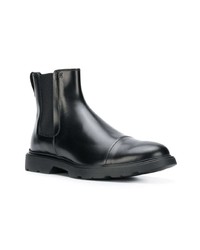Мужские черные кожаные ботинки челси от Hogan