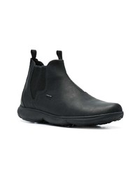 Мужские черные кожаные ботинки челси от Geox