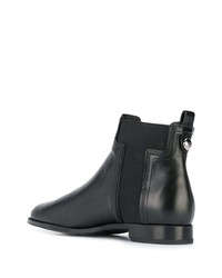 Женские черные кожаные ботинки челси от Tod's