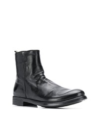 Мужские черные кожаные ботинки челси от Officine Creative