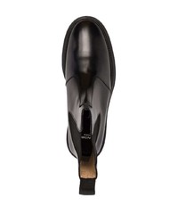 Мужские черные кожаные ботинки челси от Sandro