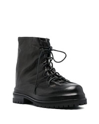 Мужские черные кожаные ботинки челси от 424