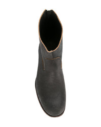 Мужские черные кожаные ботинки челси от C Diem