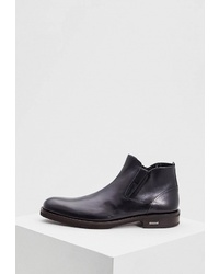 Мужские черные кожаные ботинки челси от Baldinini