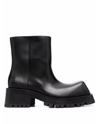 Мужские черные кожаные ботинки челси от Balenciaga