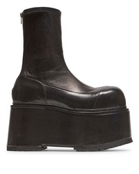 Мужские черные кожаные ботинки челси от Balmain