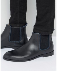 Мужские черные кожаные ботинки челси от Ben Sherman