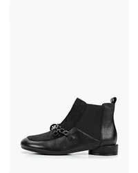 Женские черные кожаные ботинки челси от Berkonty