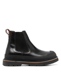 Мужские черные кожаные ботинки челси от Birkenstock