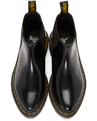 Женские черные кожаные ботинки челси от Dr. Martens